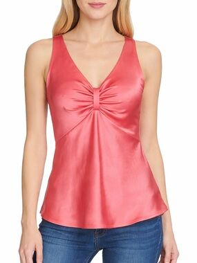 Preview International Sleeveless Coral Tank Top Camisole Size Medium